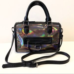 Mila Anthony Oil Slick/Black Trendy Shoulder Bag